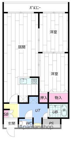 GRAMERCY SAPPORO(2LDK/3階)の間取り写真