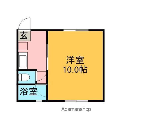 らかんコーポK(1K/2階)の間取り写真