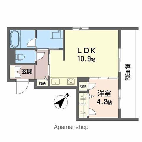 シャーメゾンアルメリア(1LDK/2階)の間取り写真
