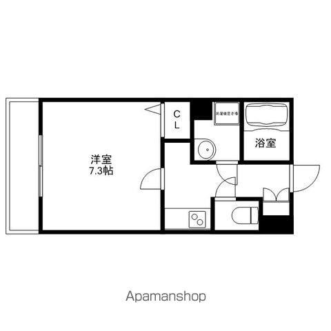 エコロジー栄レジデンス(1K/15階)の間取り写真