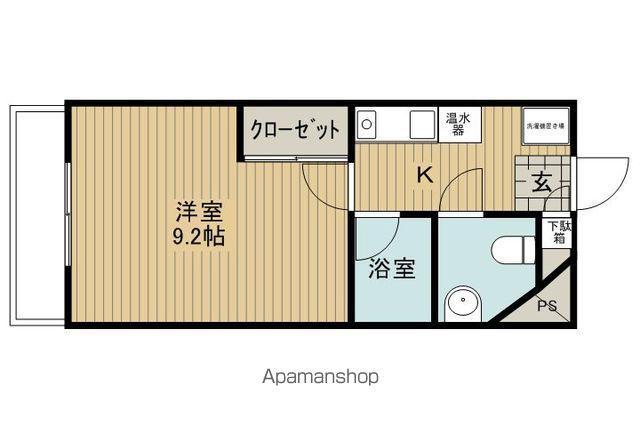元町ビルディング(1K/3階)の間取り写真