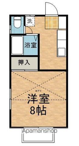 コーポ萩(1K/2階)の間取り写真