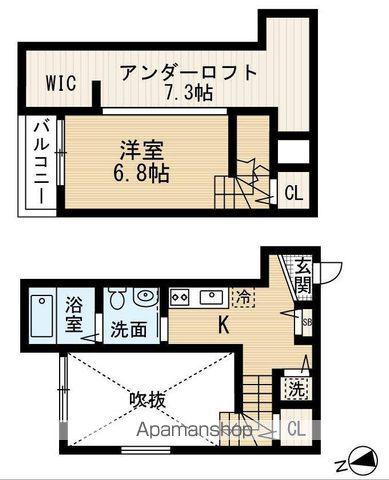 ライベックスレジデンス(1K/1階)の間取り写真