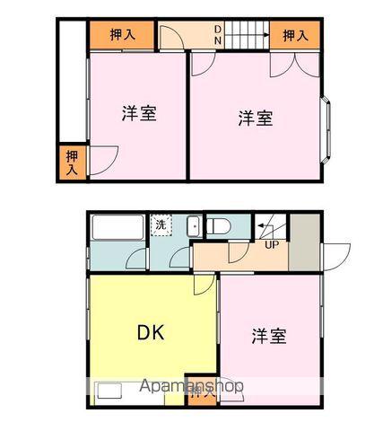 ハイムたかはしⅠ(3DK)の間取り写真