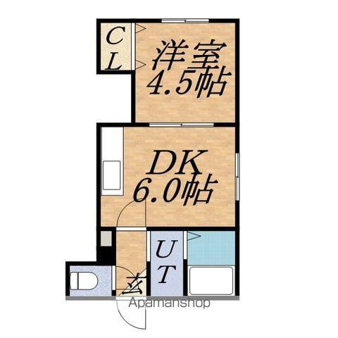 プレプラージュ(1DK/3階)の間取り写真