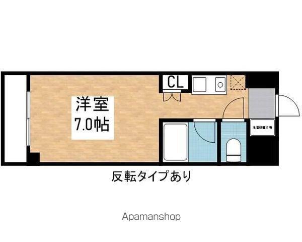 コア・パレス(1K/7階)の間取り写真