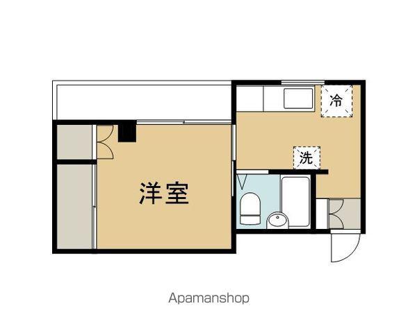 Mヒルズ清水町(1K/3階)の間取り写真