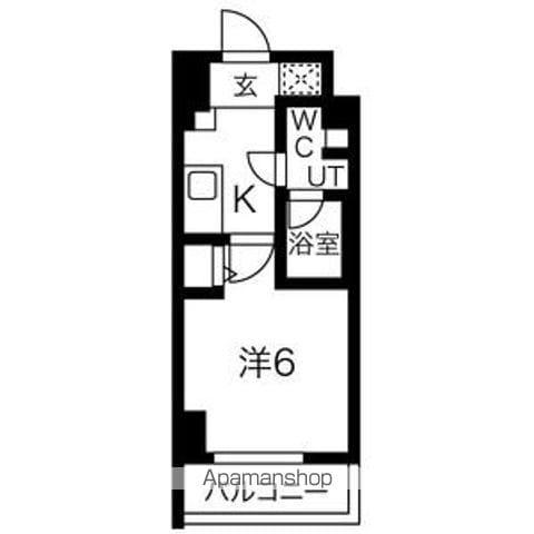 スパシエロッサ池袋(1K/9階)の間取り写真