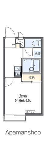 レオパレス新桜台(1K/1階)の間取り写真