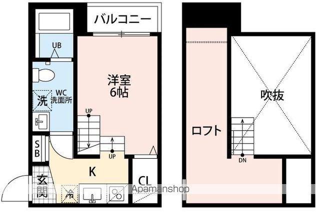 SOLA CASA QUATTUOR(ワンルーム/1階)の間取り写真