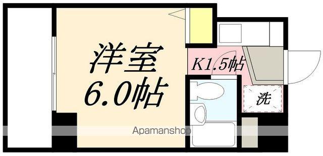 SKY COURT HAKODATE(1K/1階)の間取り写真