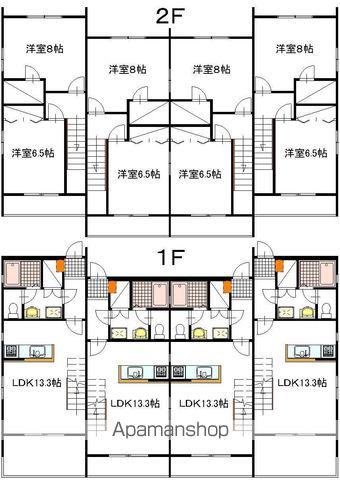 ウィンズフィールドM(2LDK/1階)の間取り写真