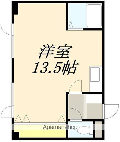 コートヒルズ湯川(ワンルーム/3階)の間取り写真