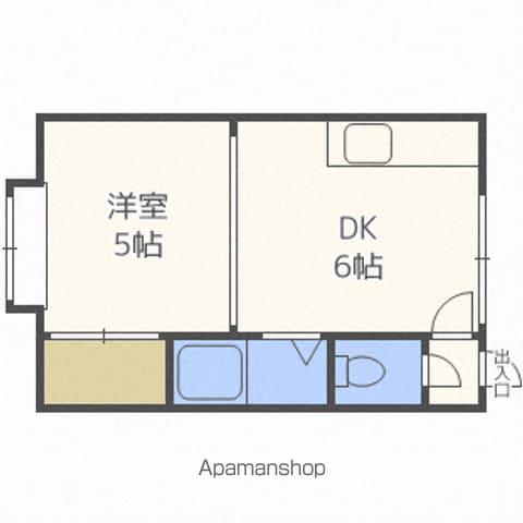 パレロワイヤル(1DK/3階)の間取り写真
