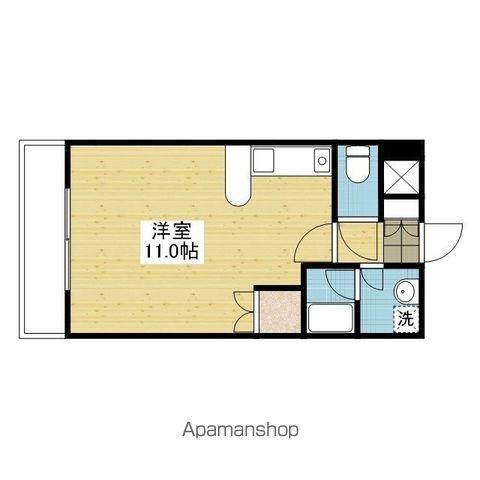 カサグランデ小坂(ワンルーム/3階)の間取り写真