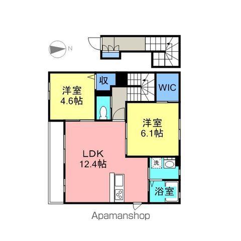 フェリシード(2LDK/2階)の間取り写真