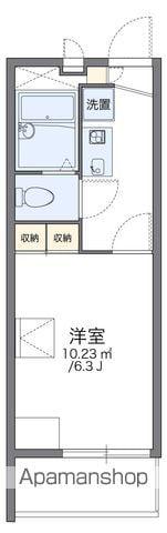 レオパレスリトル ベル(1K/1階)の間取り写真