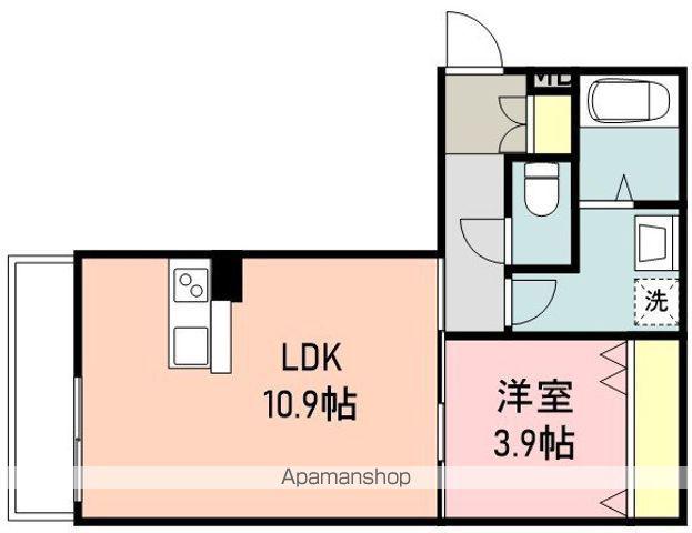 アルテマイスターレーヴⅡ(1LDK/1階)の間取り写真