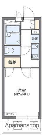 レオパレス葵(1K/2階)の間取り写真