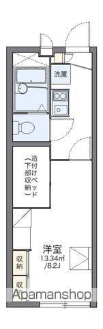 レオパレスPEACEFUL(1K/2階)の間取り写真