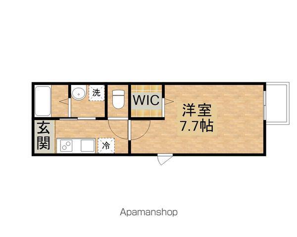 カーペンター512(1K/2階)の間取り写真