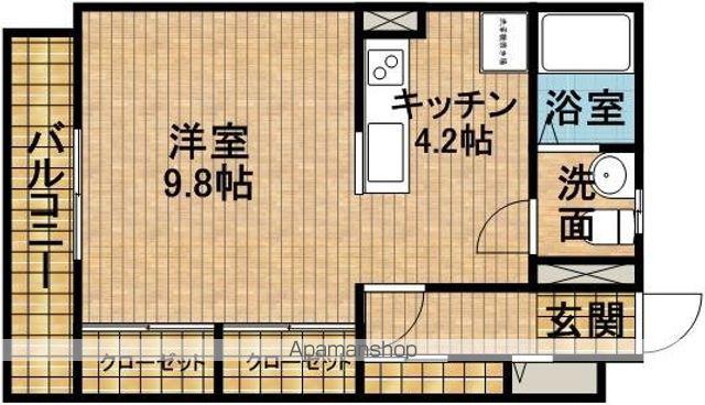 BIEN・QUALITE(1K/3階)の間取り写真