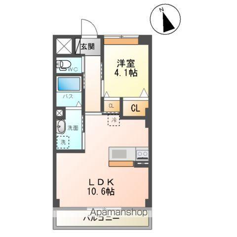 柳生マンション工事(1LDK/1階)の間取り写真
