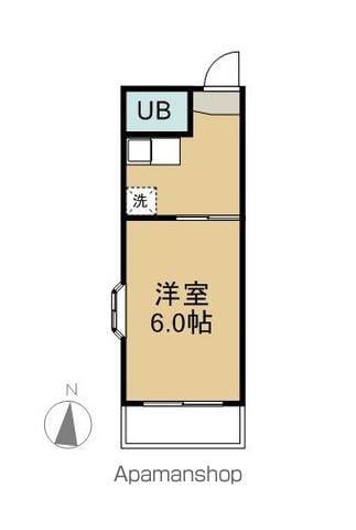 サンシャインハイツ(1K/3階)の間取り写真