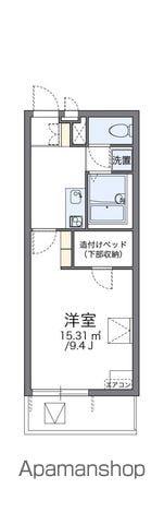 レオパレスラーラ(1K/3階)の間取り写真