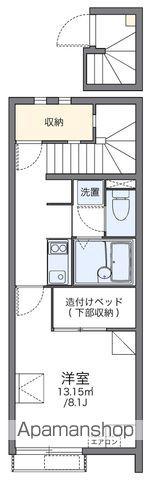レオネクストサンシード竹下(1K/2階)の間取り写真