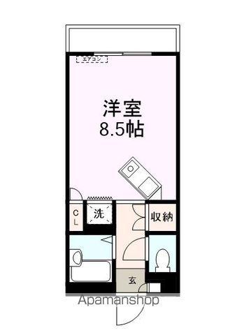 アルフィーネ宇部(ワンルーム/2階)の間取り写真