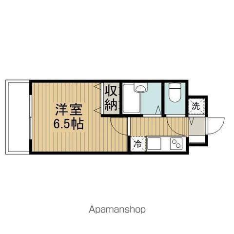 パークウェル高円寺駅前(1K/2階)の間取り写真