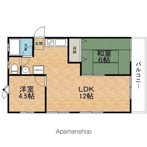 マ・メゾン野久保(2LDK/1階)の間取り写真