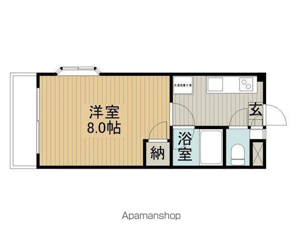 ネガイトハイツ(1K/1階)の間取り写真