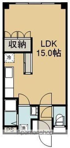 プチシャトウ(ワンルーム/2階)の間取り写真