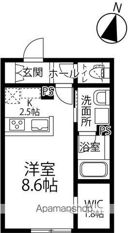 GRASSEMATINEE金沢 (ワンルーム/1階)の間取り写真