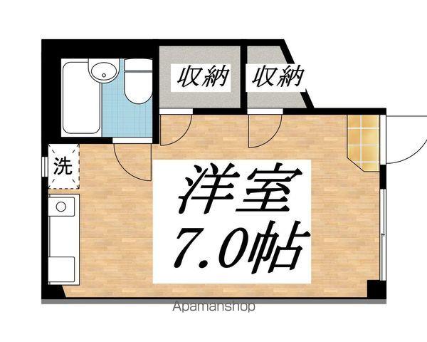 コーポ千代田(ワンルーム/1階)の間取り写真