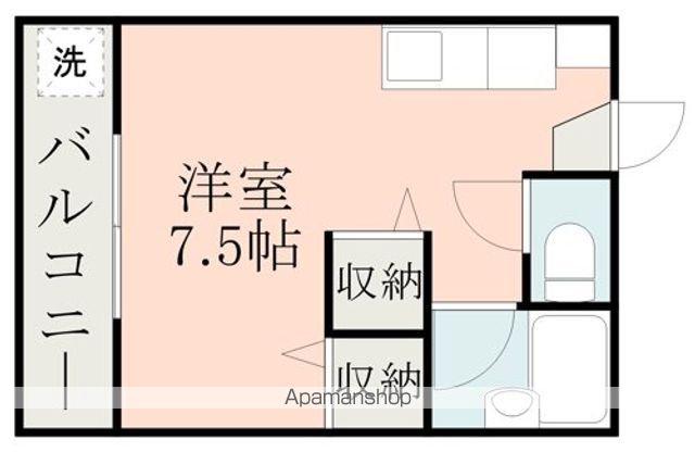 FINE VIEW(ワンルーム/3階)の間取り写真