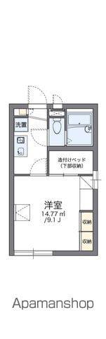 レオパレスたんぽぽ(1K/1階)の間取り写真