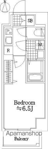 ザ・レジデンス・オブ・トーキョーJK40(1K/3階)の間取り写真