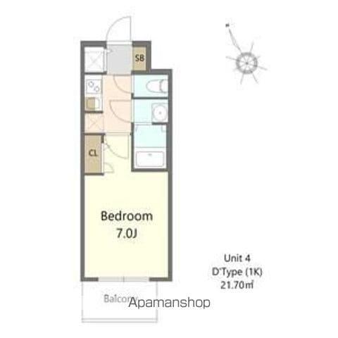 S-RESIDENCE堺浜寺BROAD(1K/5階)の間取り写真