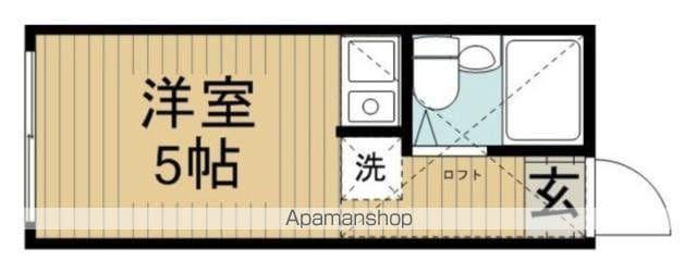 ビーコート高島平(ワンルーム/2階)の間取り写真