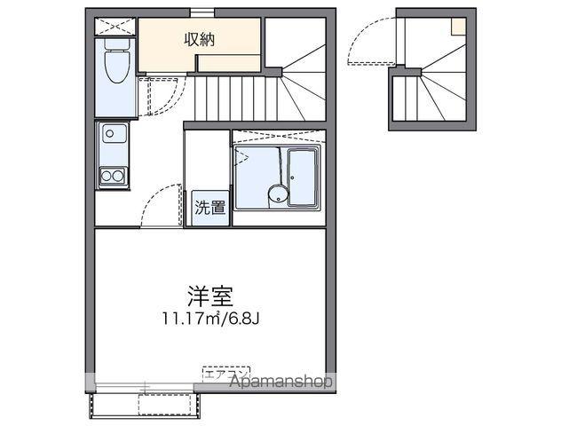 レオネクスト池上(1K/2階)の間取り写真