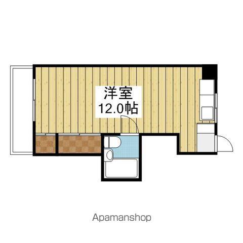 豊洋ハイツ(1DK/6階)の間取り写真