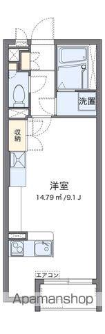 ミランダTSUNOSHITA(ワンルーム/2階)の間取り写真