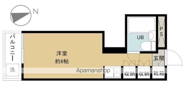 エトワール南荻窪(ワンルーム/1階)の間取り写真