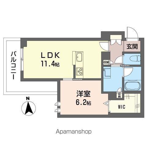 プレミアメゾン戸田(1LDK/2階)の間取り写真