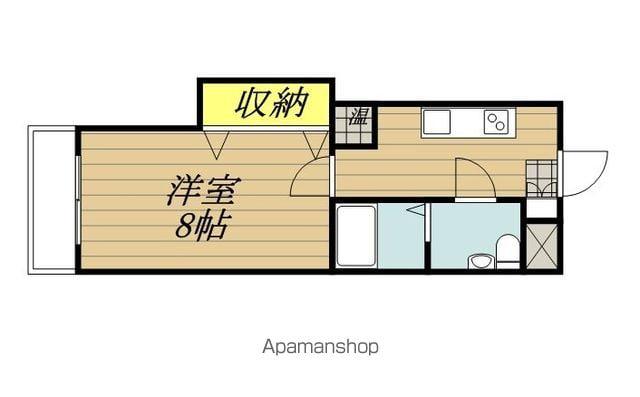 ブランシュ・ネージュⅡ(1K/3階)の間取り写真