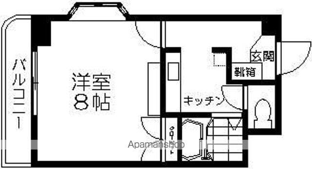 エミネンス藤(1K/6階)の間取り写真