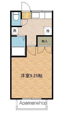 サンセリテ(1K/2階)の間取り写真